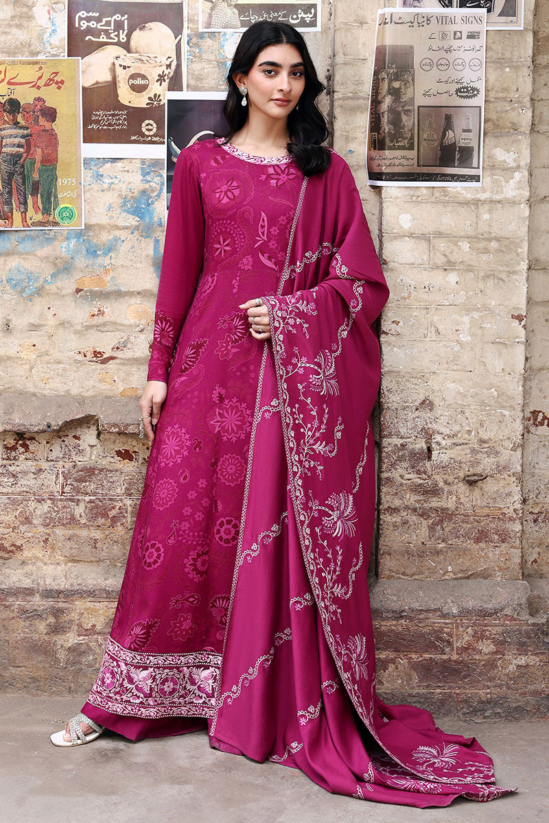 Cross Stitch - Fuchsia Thread - Marina Printed Suit - 3 Piece - Unstitch