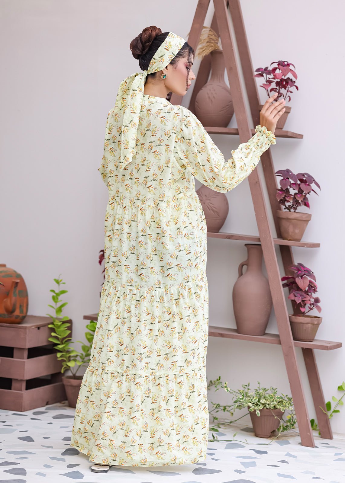 Nawaem Altulle - Lamah - floral - cotton - 1 Piece