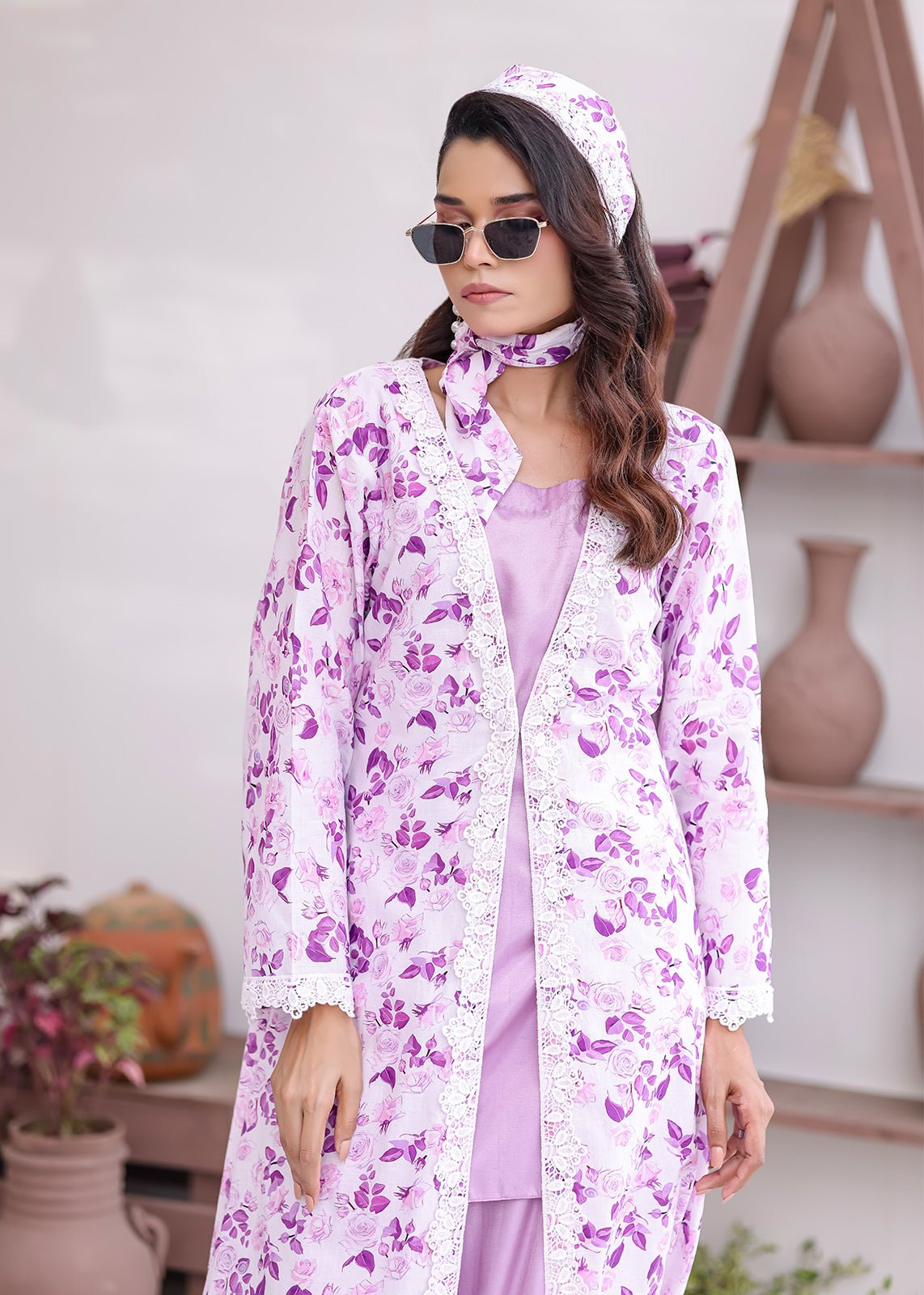 Nawaem Altulle - Lavender - purple - cotton