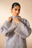 Cross Stitch - LAVENDER AURA - Chikankari Lawn - 3 Piece - Unstitched