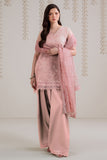 Cross Stitch - DUSTY ROSE - Chiffon - 4 Piece - Unstitched