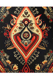 Black Wolf - WINTER ETHNIC SILK ASCOT - Black - 1 Piece