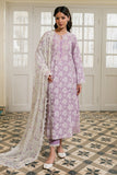 Cross Stitch - Lawn Lavender Muse Unstitch Suit For Women - 3 Piece