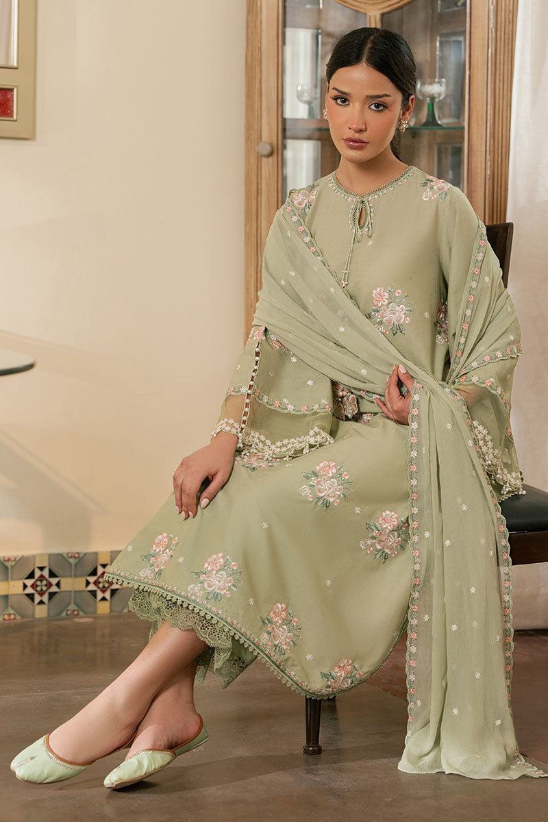 Cross Stitch - Lawn Floral Hush Unstitch Suit For Women - 3 Piece