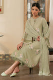 Cross Stitch - Lawn Floral Hush Unstitch Suit For Women - 3 Piece