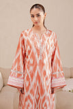 Cross Stitch - Saffron Fade Digital Print Lawn Unstitch Suit For Women - 2 Piece