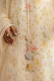 Cross Stitch - Pearl Parade Silk Suit For Women - Yellow - 2 Piece