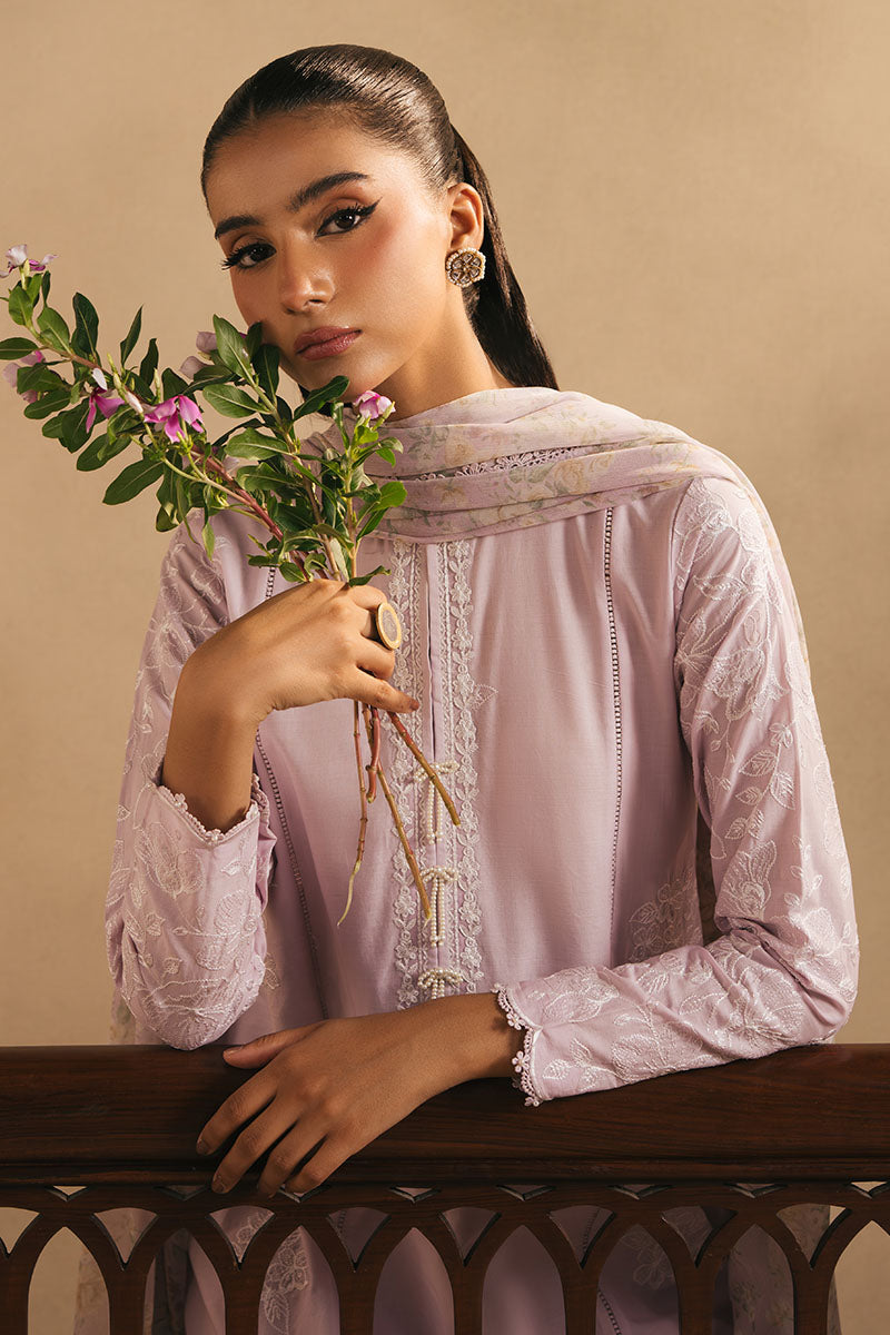 Cross Stitch - LAVENDER DREAM - Lawn - 3 Piece - Unstitched