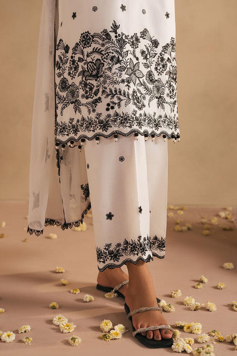 Cross Stitch - MONOCHROME BLISS - Lawn - 3 Piece - Unstitched