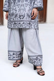 Mina Muse Nayab Suit Silver Grey 3 Piece