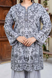 Mina Muse Nayab Suit Silver Grey 3 Piece