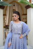 Mina Muse Luna Lehnga choli / Sharara Ice Blue 3 Piece