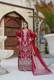 Mina Muse Pulse Suit Deep Red 3 Piece