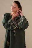 Cross Stitch - Dew Embroidered Lawn Shirt For Women - Green - 1 Piece