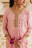 Hummingbirdspk - Kamal Phool Pink & Gold Tilla Work Dress