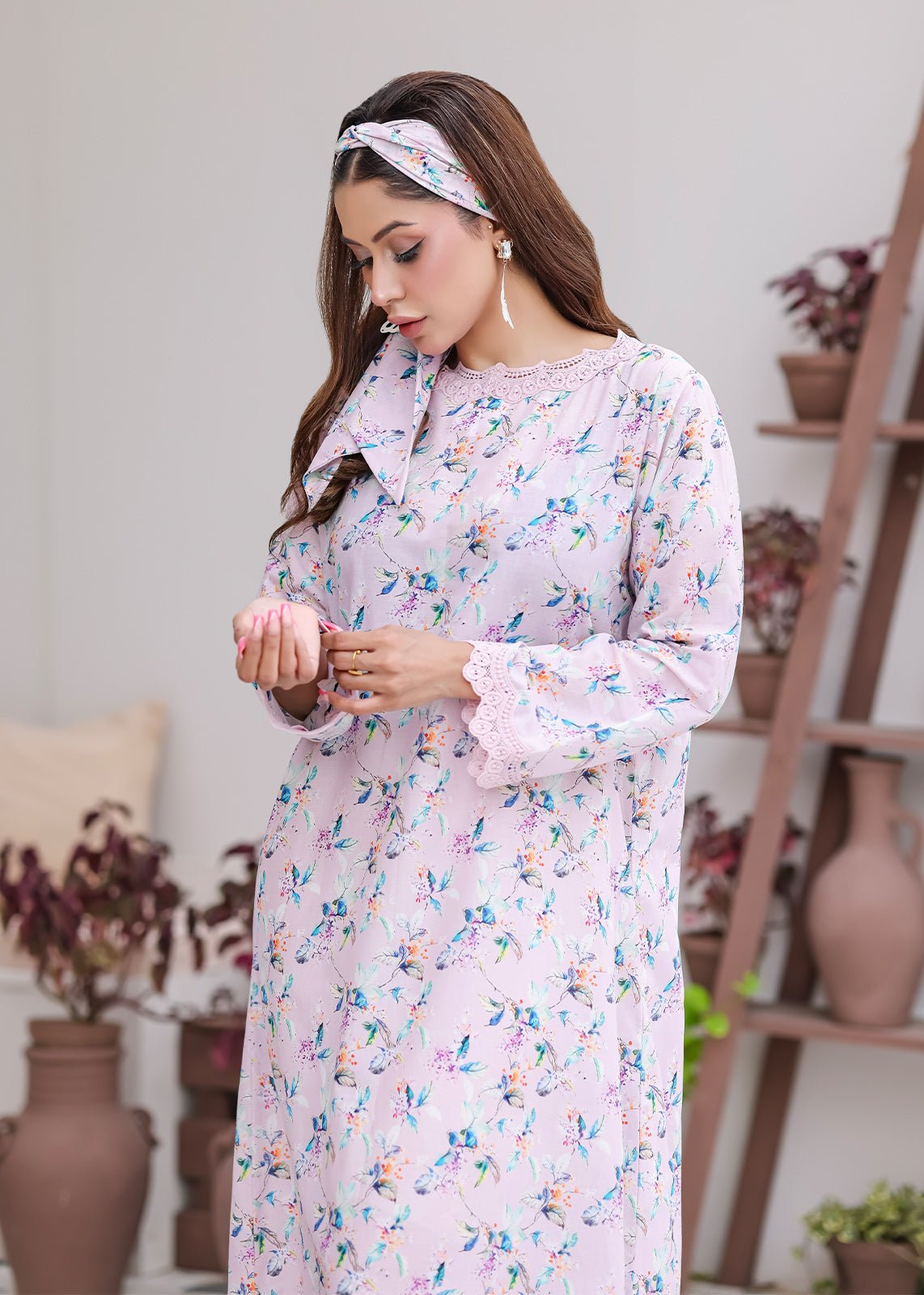 Nawaem Altulle - Nagam - floral - cotton - 1 Piece