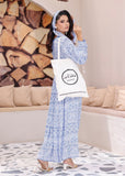 Nawaem Altulle - Naseem - blue & white - cotton