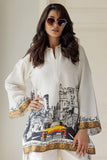 Deepak Perwani - Newyork - Korean Silk - White - 2 Piece
