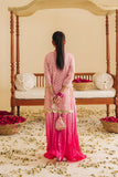 Hummingbirdspk - Kamal Phool Pink & Gold Tilla Work Dress