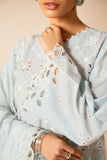 Cross Stitch - PASTEL BREEZE - Chikankari Lawn - 3 Piece - Unstitched