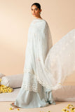Cross Stitch - PASTEL BREEZE - Chikankari Lawn - 3 Piece - Unstitched