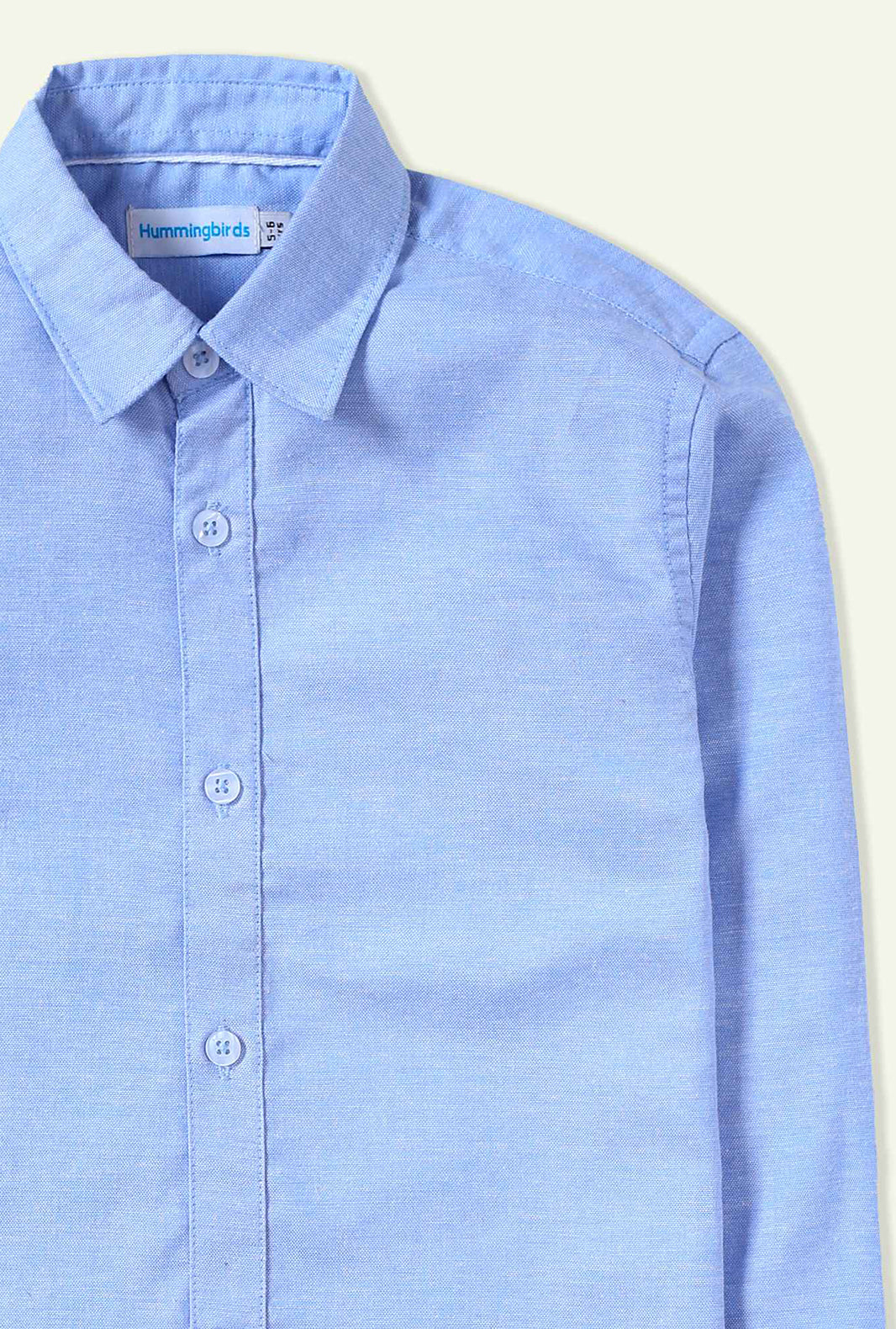Hummingbirdspk - Soft Blue Chambray Shirt - 1 Piece