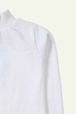 Hummingbirdspk - Ribbed Cream High Neck Shirt (Unisex) - 1 Piece