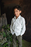 Hummingbirdspk - Light Mint Chambray Shirt - 1 Piece