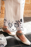 Cross Stitch - WHITE SMOKE - Lawn - 3 Piece - Unstitch
