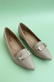 Milli Shoes - Pointed Dress Pumps For Women - Nude Beige