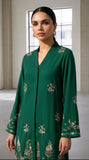 Reema Ahsan - Zaira Georget Suit For Women - Bottle Green - 3 Piece
