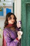 Omal by Komal - Parizah Khaddar Suit For Women - Lavender - 3 Piece