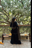 Omal by Komal - Noora Khaddar Suit For Women - Black - 3 Piece