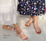 JootiShooti - Twinkle Two Strap Diamanté Slides