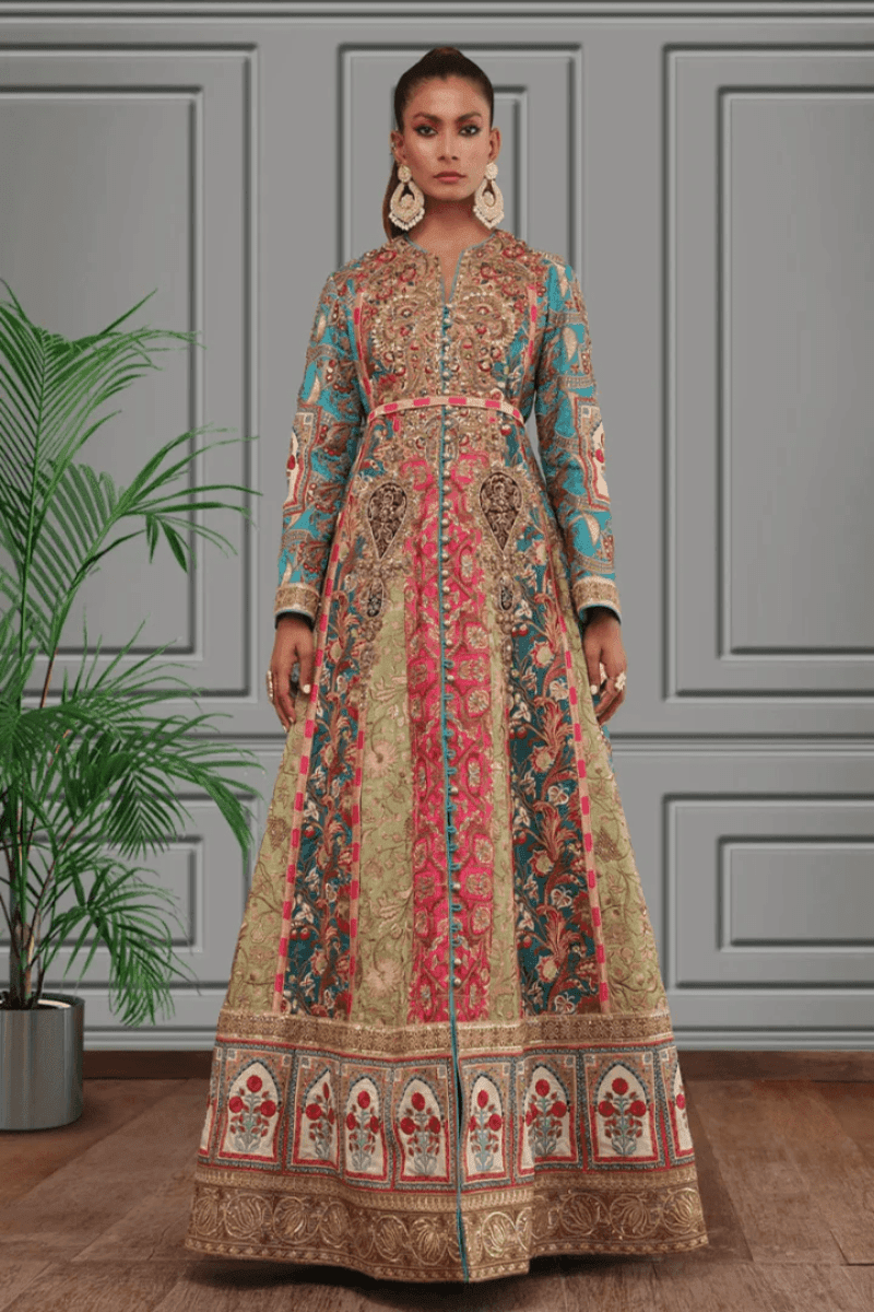 Shamaeel - Ethnic Silk Embroidered Pishwas - Studio by TCS