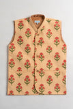 Hummingbirdspk - Gul-e-Dawoodi Waistcoat - Pink & Peach - 1 Piece