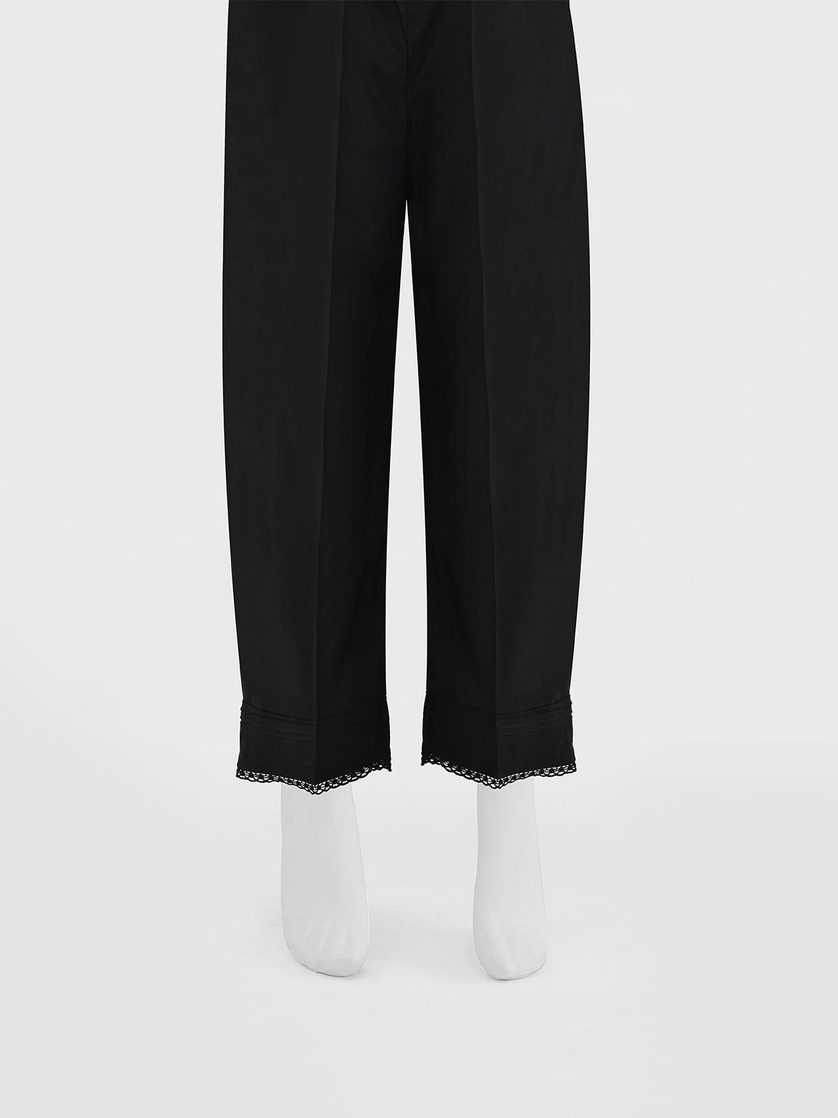 Oaks - Women Black Cambric Trouser  - 1 Piece