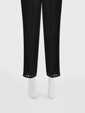 Oaks - Women Black Cambric Trouser  - 1 Piece