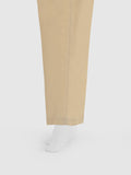 Oaks - Women Beige Cambric Trouser  - 1 Piece