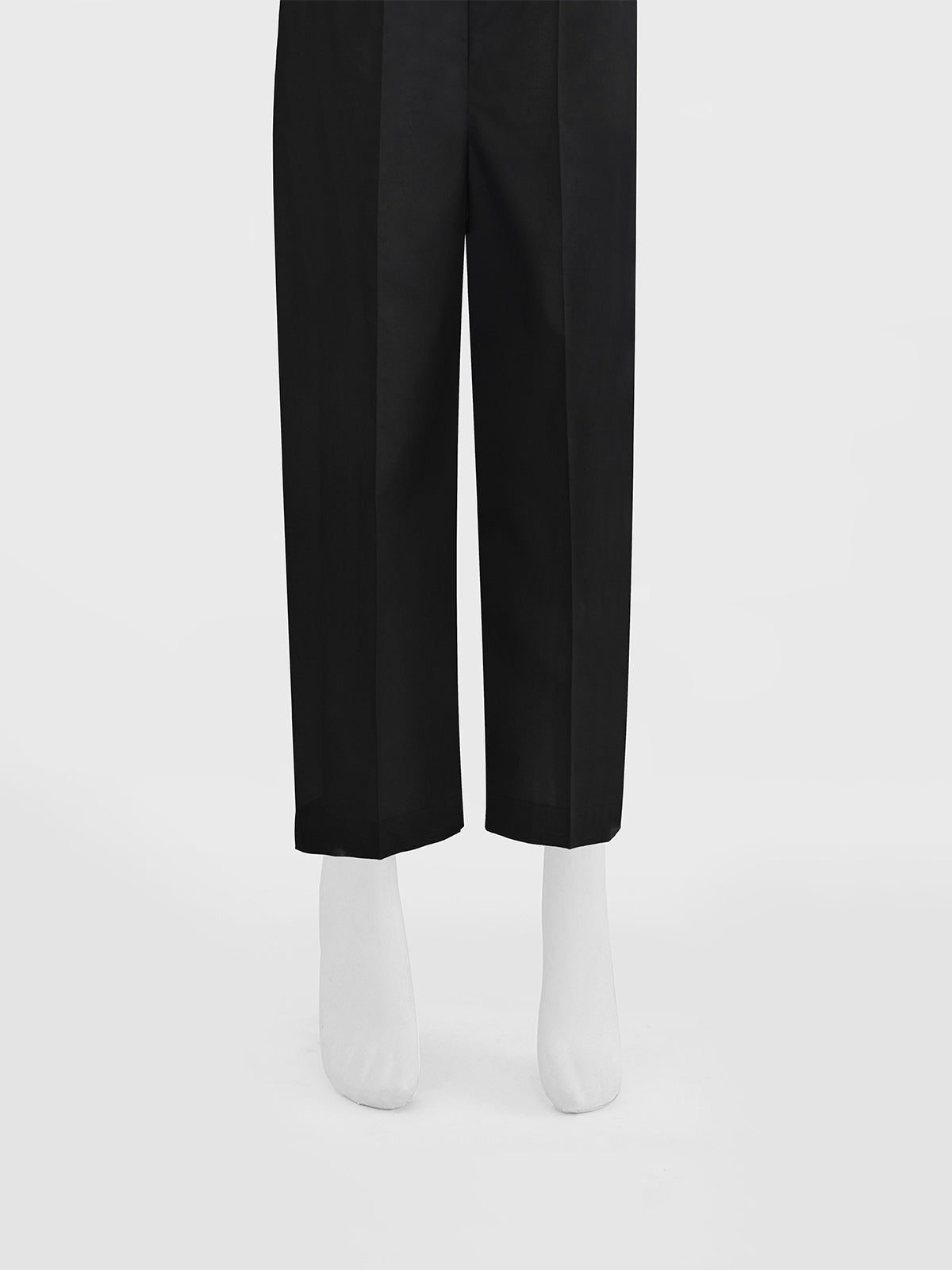 Oaks - Women Black Cambric Trouser  - 1 Piece