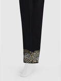 Oaks - Women Black Lawn Embroidered Trouser  - 1 Piece