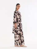Oaks - Printed Unstitched Swiss Lawn Black - OL2PT-6283-A - 2 Piece - Unstitch
