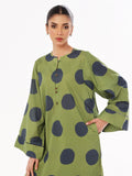 Oaks - Printed Unstitched Swiss Lawn Green - OL2PT-6313-A - 2 Piece - Unstitch