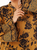 Oaks - Printed Unstitched Swiss Lawn Mustard - OL2PT-6314-A - 2 Piece - Unstitch