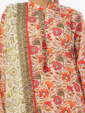 Oaks - Printed Unstitched Masoori Lawn Green - OL3P-6296-B - 3 Piece - Unstitch