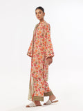 Oaks - Printed Unstitched Masoori Lawn Green - OL3P-6296-B - 3 Piece - Unstitch