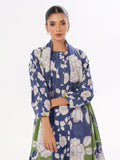 Oaks - Printed Unstitched Swiss Lawn Blue - OL3P-6305-B - 3 Piece - Unstitch
