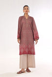 Oaks - Printed Unstitched Masoori Lawn Maroon - OLK-6323-A - 1 Piece - Unstitch