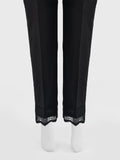Oaks - Women Black Lawn Trouser  - 1 Piece