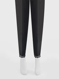 Oaks - Women Black Lawn Trouser  - 1 Piece